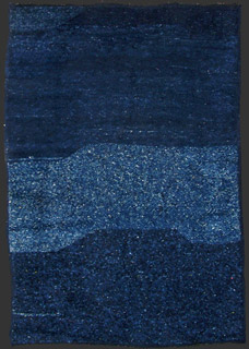 beni mguild blue monochrome rug