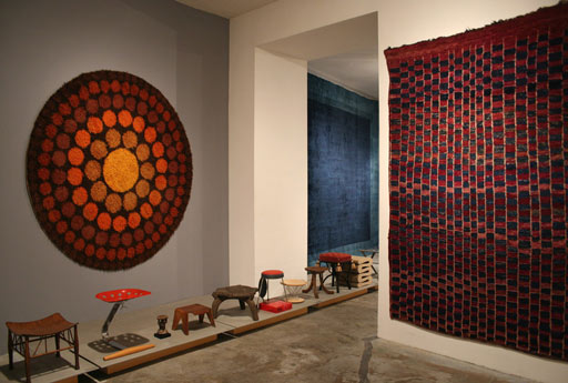 geometrien exhibition vienna. vintage rug by Verner Panton. berber
carpet