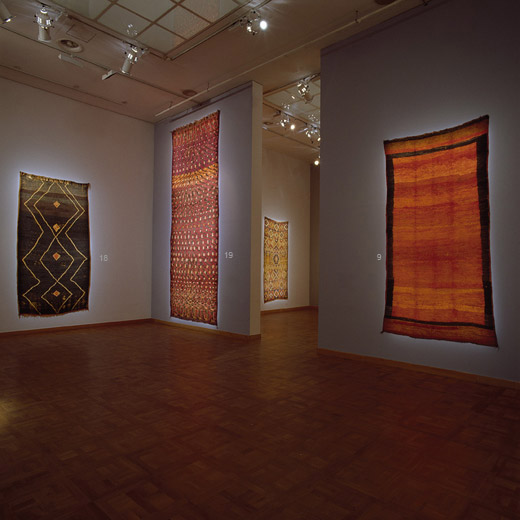 'Beauté Sauvage II' an exhibition of Moroccan Berber
carpets from European private collections organized by Gebhart Blazek at
the BA – CA Kunstforum, Vienna from 10 th of July until 3rd of
August 2003.