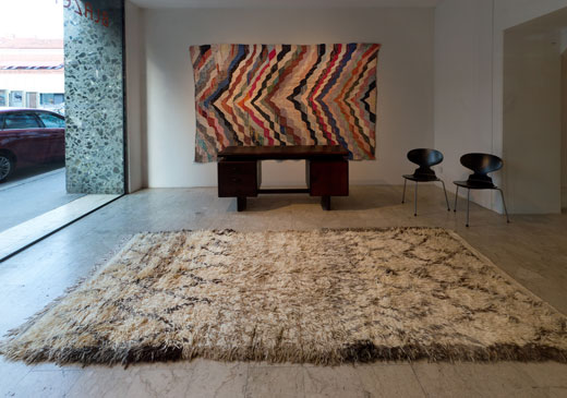 recycling kilim + a Beni Ouarain rug