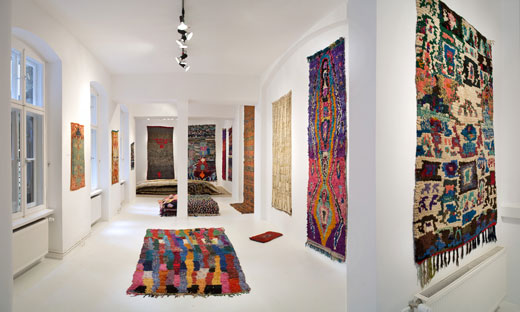 Ausstellung Berber + boucherouite Teppiche Berlin September 2012