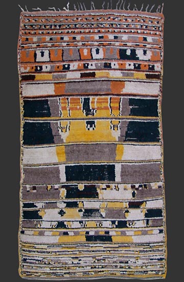 Zenaga pile rug, Jebel Siroua / southern Moroccan Pre-Sahara, ca. 1940, ca. 240 x 140 cm (8' x 4' 8'')