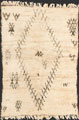 TM 2056, Beni Mguild pile rug with a monumental diamond design, central Middle Atlas, Morocco, 1970/80, 280 x 190 cm (9' 4'' x 6' 4''), high resolution image + price on request