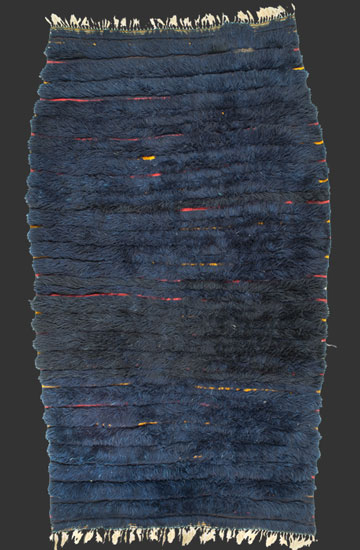 TM 1825, women's shawl / rug, Ahel Tsiouant, eastern Middle Atlas, Morocco, 1920/30, 200 x 120 cm (6' 8'' x 4'), high resolution image + price on request







