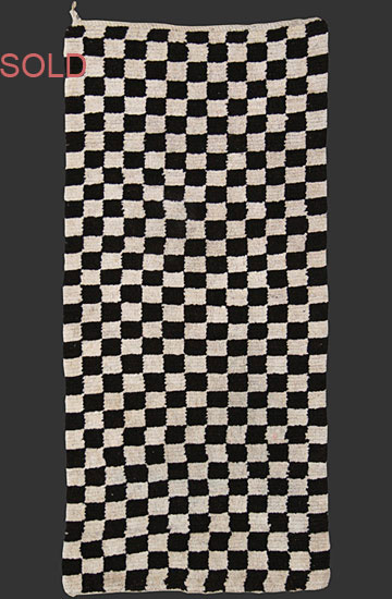 TA 069, Tibetan checkerboard rug, so called Wangden structure, early 20th century, ca. 165 x 75 cm (5' 6'' x 2' 6''), p.o.a.