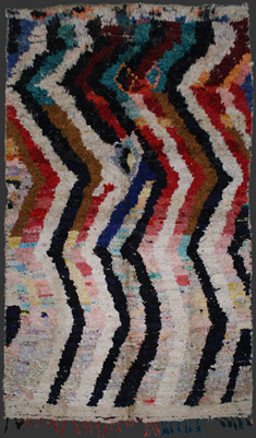 boucherouite Moroccan Berber rag rug TM 1394