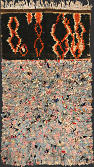 boucherouite Moroccan Berber rag rug TM 1445