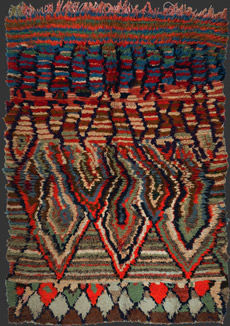 boucherouite MoroccanBerber rag rug TM 1467
