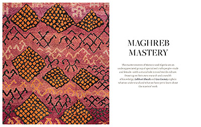 Moroccan and Algerian master weaver culture