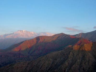 ourika valley sunset