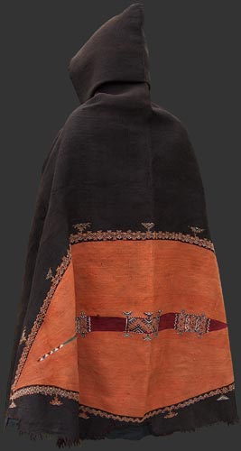 (1) ait ouaouzguite mantle, akhnif ca. 1850