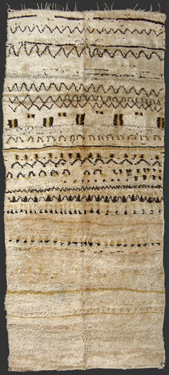 beni ouarain carpet / teppich, ca. 1900/20