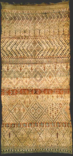 Beni Ouarain carpet / Teppich, ca. 1900
