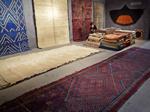 New York tribal show 2009 Beni Mguild + Beni Ouarain + Jebel AmourBerber carpet 